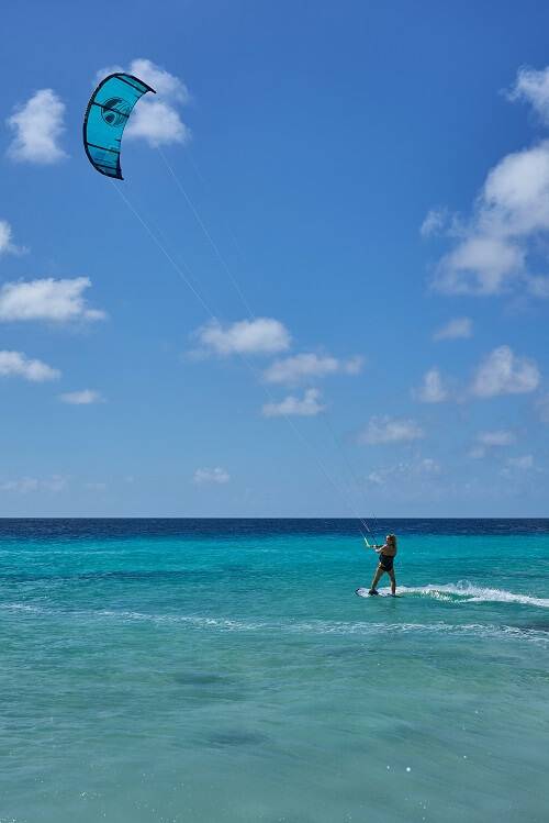 Long Bay Beach, the kiteboarding centre